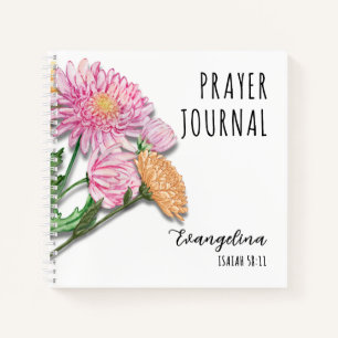Chrysanthemen Benutzername Florales Christliches G Notizbuch
