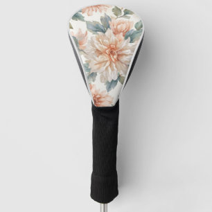 Chrysanthemen-Blumen-Wasserfarben-Botanisches Must Golf Headcover