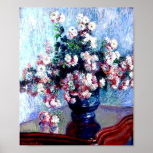 Chrysanthemen durch Claude Monet-Plakat Poster