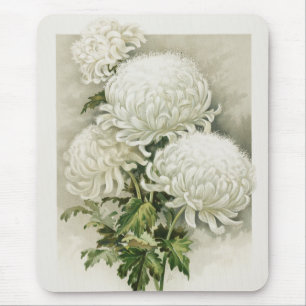 Chrysanthemen - Elegant Vintag Mousepad