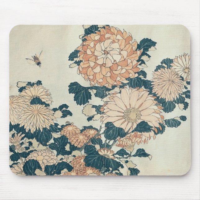 Chrysanthemen Mousepad (Vorne)