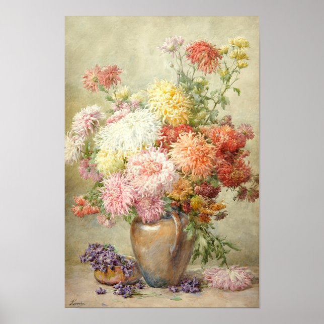Chrysanthemen Poster (Vorne)