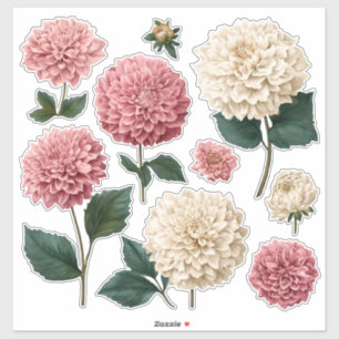 Chrysanthemen-Vinyl-Schnitt-Aufkleber Aufkleber