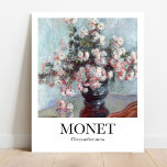 Chrysanthemen von Claude Monet Poster<br><div class="desc">Bringen Sie die Schönheit des Impressionismus in Ihre Zuhause mit diesem atemberaubenden Poster von Claude Monets Gemälde Chrysanthemums. Dieses 1882 gemalte Meisterwerk ist Teil der beliebten Werke des Impressionismus von Monet und bringt seine Leidenschaft für farbenfrohe, helle und kontrastbewusste Malerei zum Ausdruck. Der Name des Gemäldes "chrysanthemums" bezieht sich auf...</div>