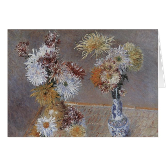 Chrysanthemen von Gustave Caillebotte (Vorderseite (Horizontal))