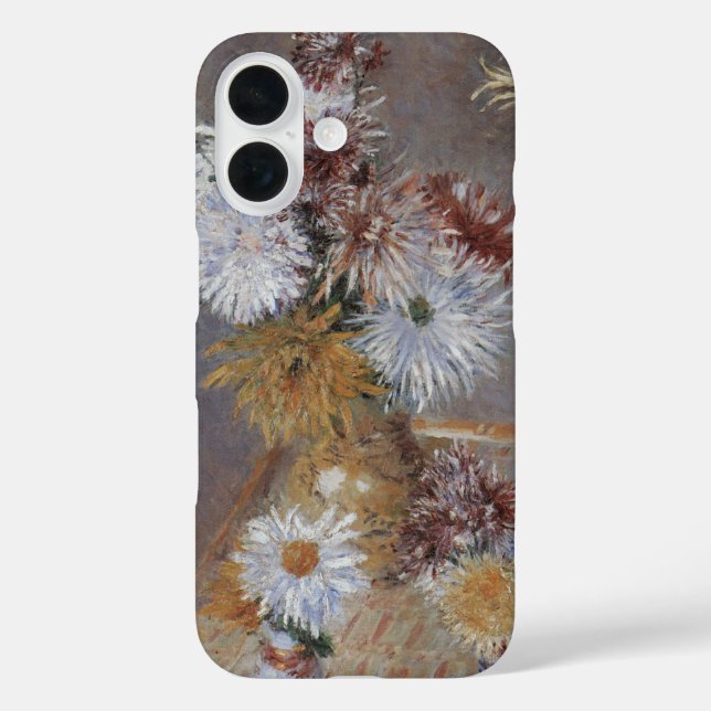 Chrysanthemen von Gustave Caillebotte iPhone 16 Hülle (Rückseite)