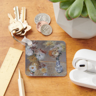 Chrysanthemen von Gustave Caillebotte Schlüsselanhänger