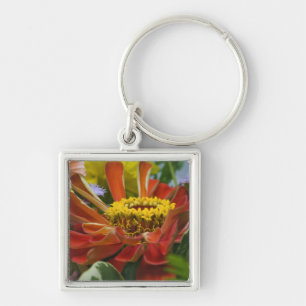 Chrysanthemenblüte Schlüsselanhänger