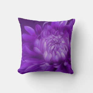 Chrysanthemum Art lila Kissen