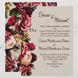 Chrysanthemum auf perfekt blass einladung