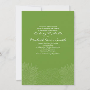 Chrysanthemum Blossom Hochzeit Einladung