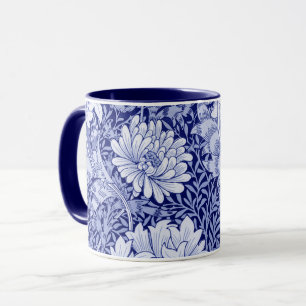 Chrysanthemum Blue, William Morris Tasse