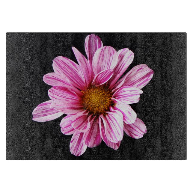 Chrysanthemum Blume cbcna Schneidebrett (Vorderseite)