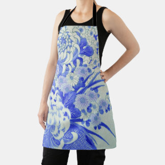 Chrysanthemum Blume, japanisches Design Schürze