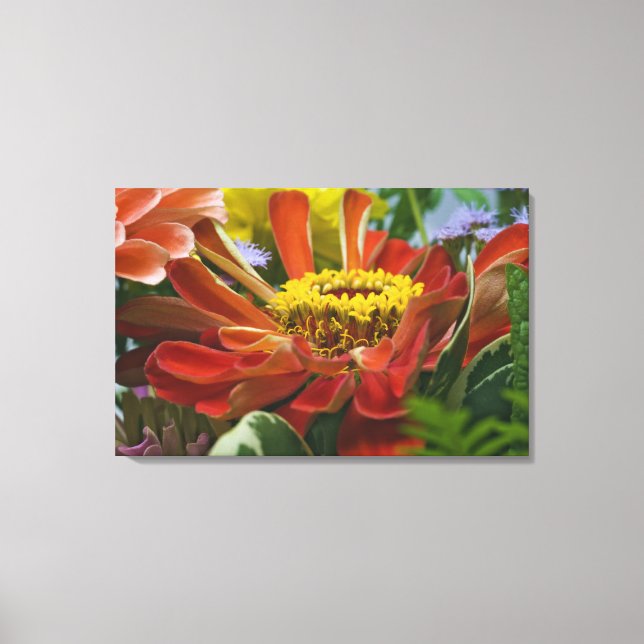 Chrysanthemum-Blume Leinwanddruck (Vorderseite)