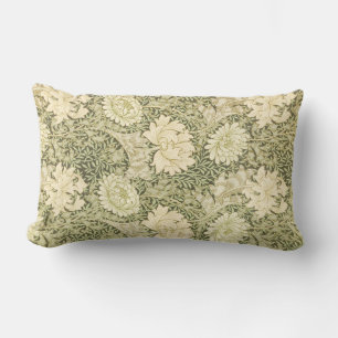 Chrysanthemum Blume Pattern (von William Morris) Lendenkissen