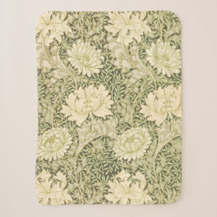 Chrysanthemum Blume Pattern (von William Morris) Sherpadecke