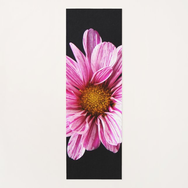 Chrysanthemum Blume ymcna Yogamatte (Vorderseite)