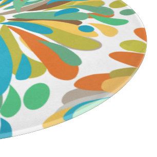 Chrysanthemum Bold farbenfroh Schneidebrett