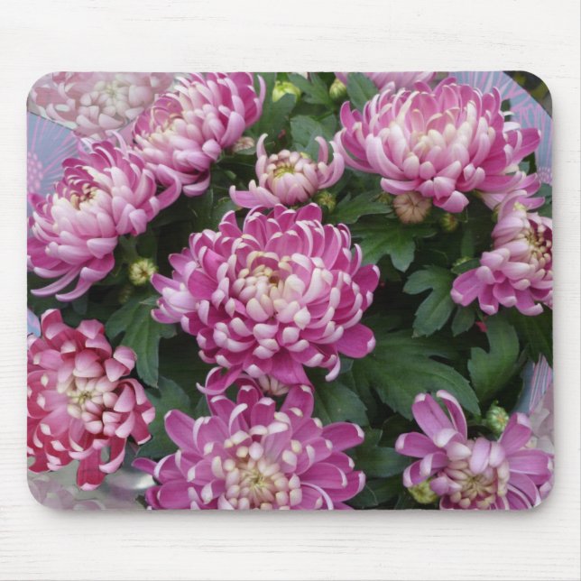 Chrysanthemum Bouquet Mousepad (Vorne)