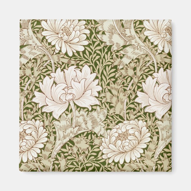 Chrysanthemum Gold, William Morris Magnet (Vorne)