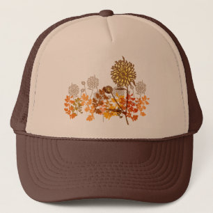 Chrysanthemum Graphic Truckerkappe