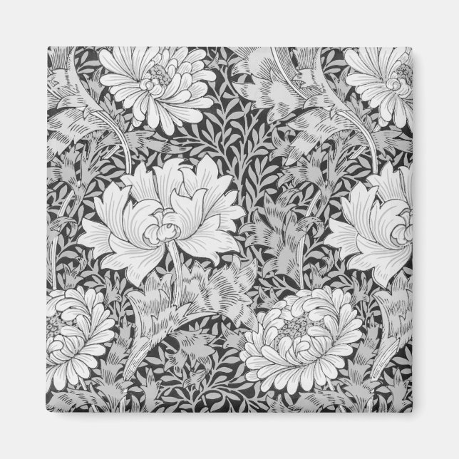 Chrysanthemum Gray, William Morris Magnet (Vorne)
