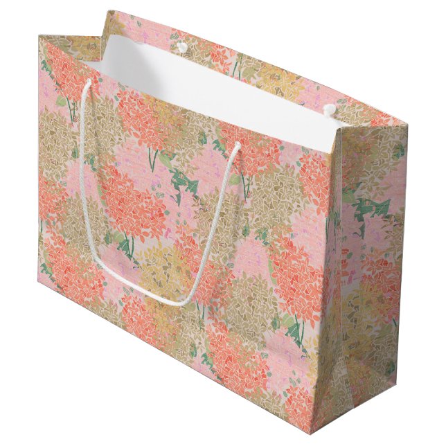 Chrysanthemum Große Geschenktüte (Vorderseite Schrägansicht)