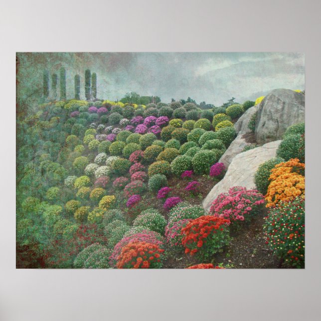 Chrysanthemum Hill Ott's Greenhouse Pennsylvania Poster (Vorne)