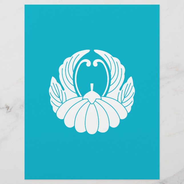 Chrysanthemum im Fusenstil (Vorderseite)