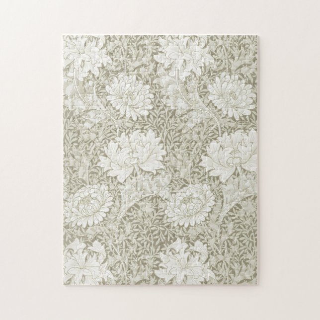 Chrysanthemum Ivory, William Morris (Vertikal)