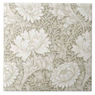 Chrysanthemum Ivory, William Morris Fliese