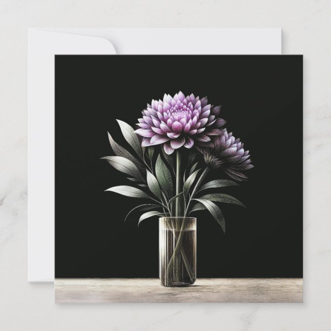 Chrysanthemum Karte (Vorderseite)