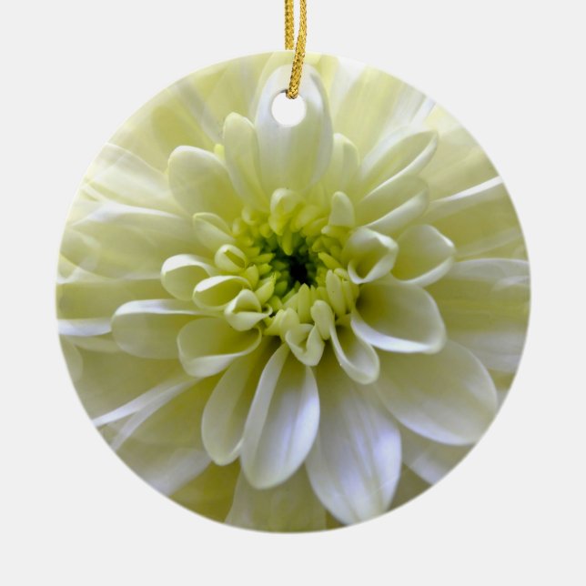 CHRYSANTHEMUM KERAMIK ORNAMENT (Vorne)