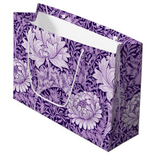 Chrysanthemum Lila, William Morris Large Gift Ba Große Geschenktüte