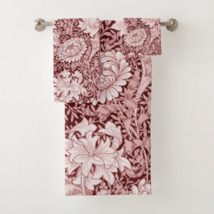 Chrysanthemum Maroon, William Morris