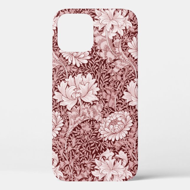 Chrysanthemum Maroon, William Morris Case-Mate iPhone Hülle (Rückseite)