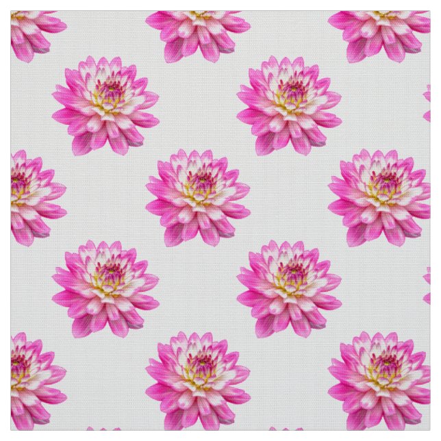 Chrysanthemum Muster - Vollfarbigkeit Stoff (Muster)