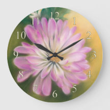 Chrysanthemum Pink and Cream Pastel Floral