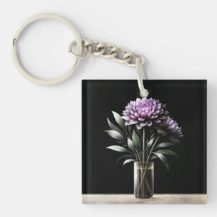 Chrysanthemum Schlüsselanhänger