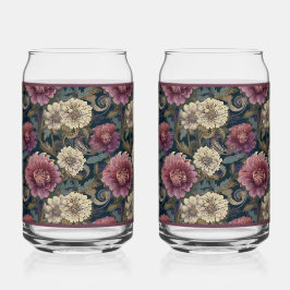 Chrysanthemum Soda Glass  Dosenglas