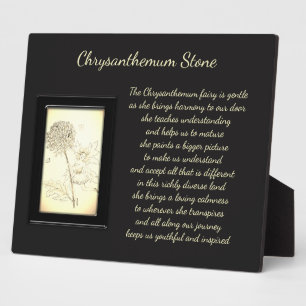 Chrysanthemum Stone Crystal Fairy Fotoplatte