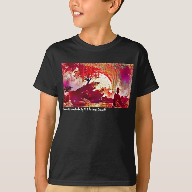 Chrysanthemum Yoake - Artist - NFT Artisans SamurA T-Shirt (Vorderseite)