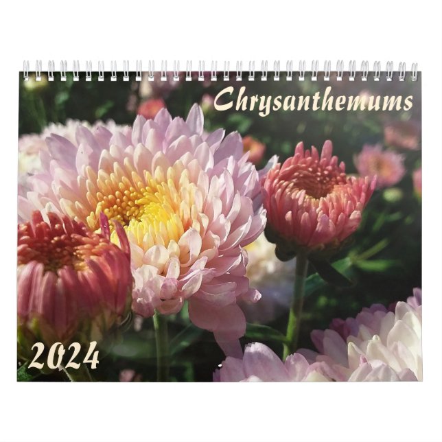 "chrysanthemums" Blumenkalender Feng Shui Kalender (Titelbild)