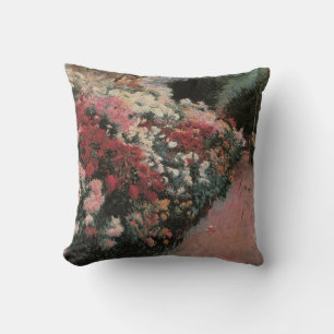Chrysanthemums von Dennis Bunker Miller, Fine Art Kissen