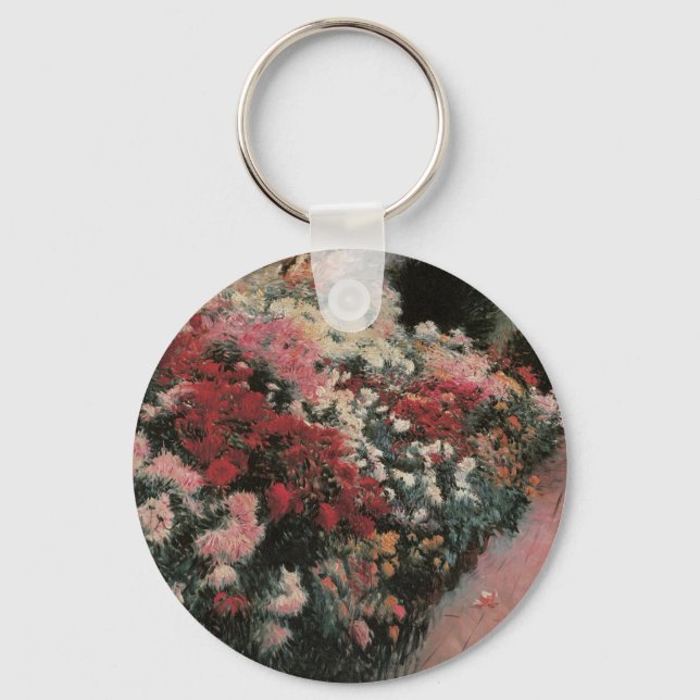 Chrysanthemums von Dennis Bunker Miller, Fine Art Schlüsselanhänger (Vorderseite)