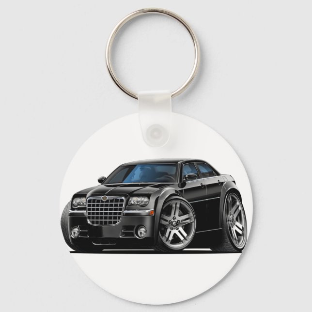 Chrysler 300 Black Car Schlüsselanhänger (Vorderseite)