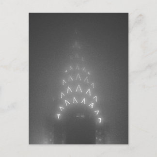 Chrysler Buiding in Nebel Postkarte