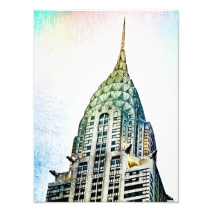 Chrysler Gebäude - Frozen - New York City Fotodruck
