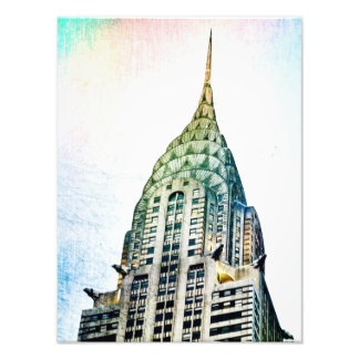 Chrysler Gebäude - Frozen - New York City Fotodruck